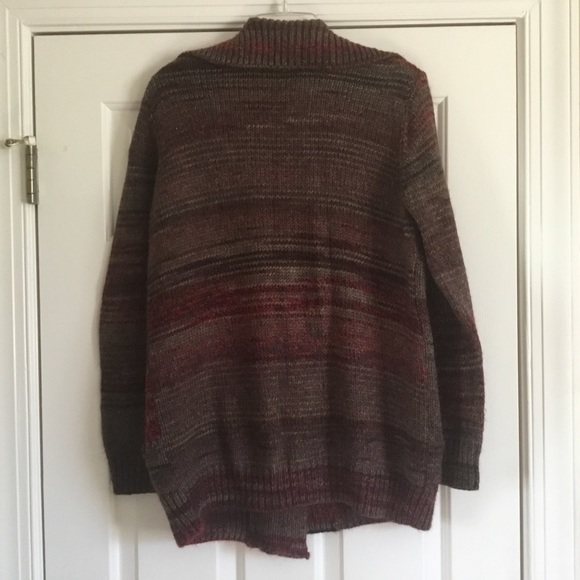 DTLM moto alpaca zip front cardigan sweater M L - Picture 3 of 6